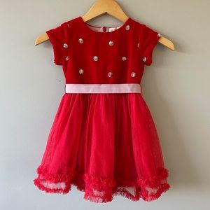 Mini Boden Holiday Dress Velvet and Tulle